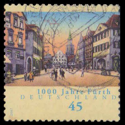 GERMANY 2007-4th Millenary Street, 1 Value, Used, S.G. 3454-Cat � 1.90