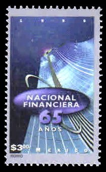 MEXICO 1999 - Skyscraper, 65th Anniversary of National Financial Institute. 1 Value. MNH S.G. 2580 Cat £ 4.25