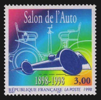 FRANCE 1998 - Cent of Paris Motor Show, Dion-Bouton & Racing Car.1 Value MNH S.G. 3530 