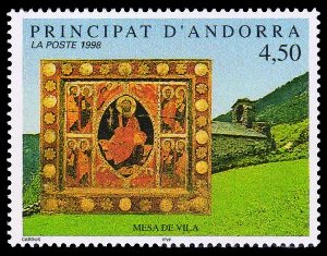 ANDORRA 1998 - Altarpiece and Vila Church. 1 Value MNH. S.G. F538