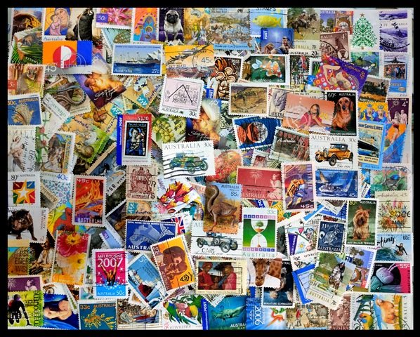 AUSTRALIA - 965 All Different. Large & Small with Many High Value Stamps