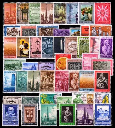 VATICAN CITY - 50 Different Stamps, Mint Only