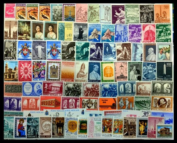 VATICAN CITY - 345 All Different, Thematic Stamps. MNH, Mostly  Large Stamps