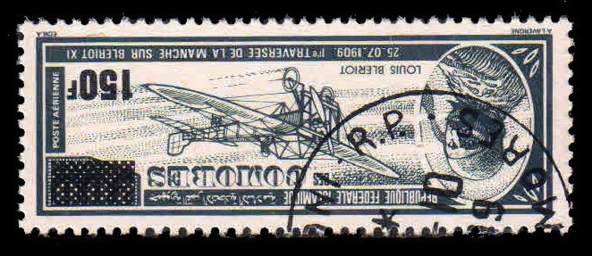 COMORO ISLAND 1988 - Aviation. Louis Bleriot and Bleriot XI. Surcharge. 1 Value, Used. S.G. 732