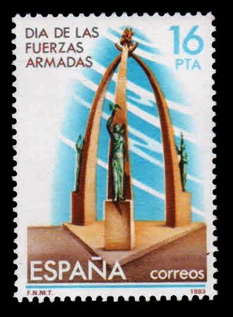SPAIN 1983 - Army Monument. Armed Forces Day. 1 Value, MNH. S.G. 2727