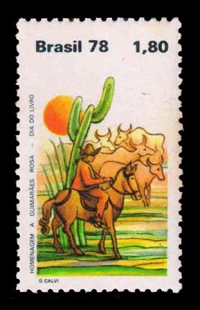 BRAZIL 1978 - Day of the Book. Gaucho. 1 Value, MNH. S.G. 1741