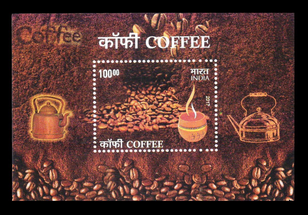 INDIA 2017 - Coffee, Miniature Sheet, MNH