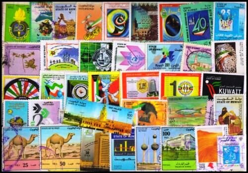 KUWAIT - 140 All Different Used Stamps, Mostly Thematic Issue and Large Stamps