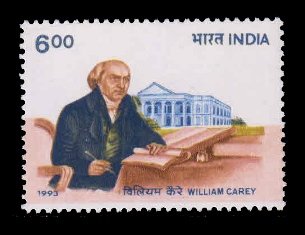 INDIA 1993 - William Carey, Social Reformer Educationist and Indophile, Rs.6, 1 Value, MNH, S.G. 1530, Phila No. 1364