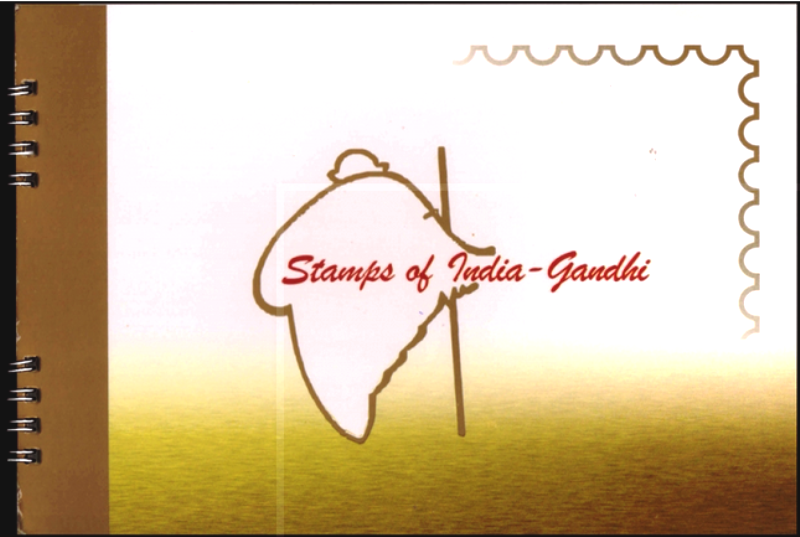 Stamps of India - Gandhi, Book On Indian Gandhi Stamps, Published by India Post (2010), 16 Pages With Colourful Illustrations