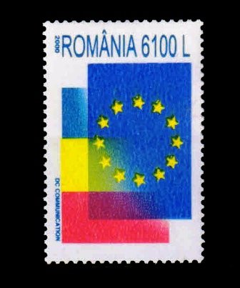 ROMANIA 2000 - European Union Membership Negotiations, Flags, 1 Value, MNH, S.G. 6087
