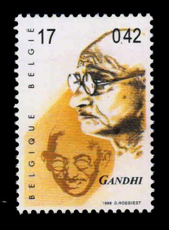 BELGIUM 1999 - Mahatma Gandhi, 1 Value MNH, S.G. 3535e