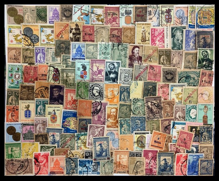 INDIA PORTUGUESE (GOA) - 165 Different, Large and Small Stamps