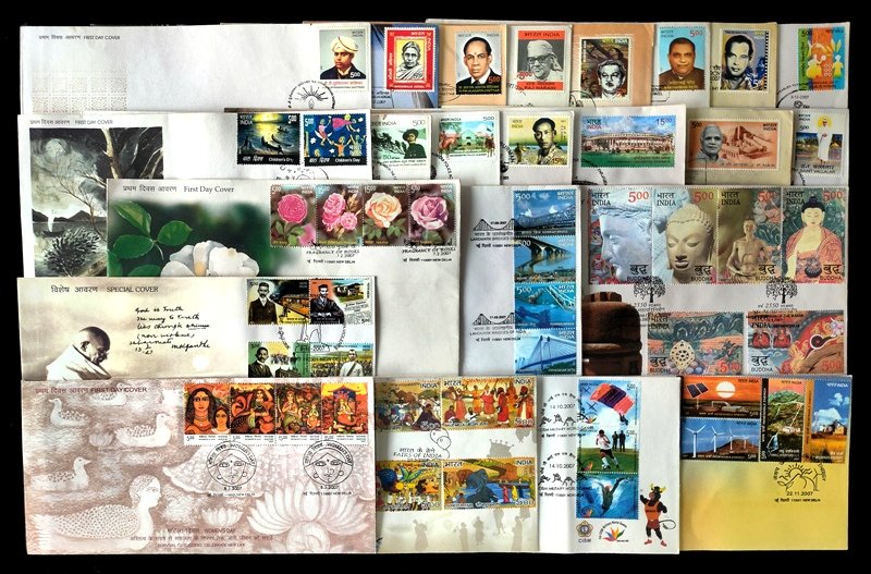 INDIA 2007 - 23 Different First Day Cover
