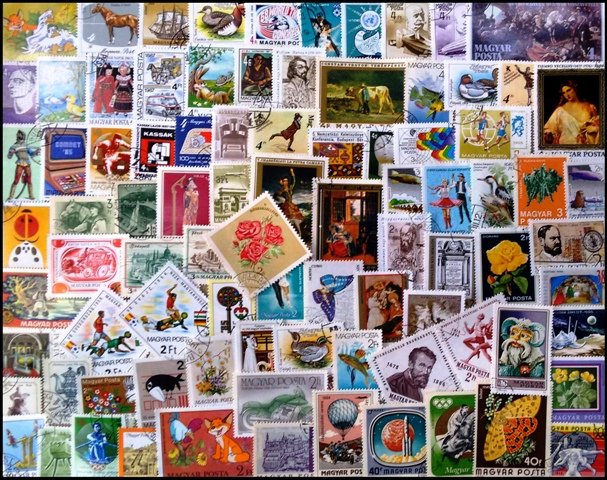 HUNGARY - 1220 Different, Large and Small Stamps