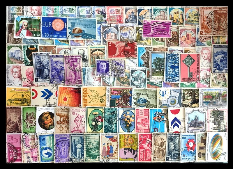 ITALY - 275 All Different, Small and Large Stamps