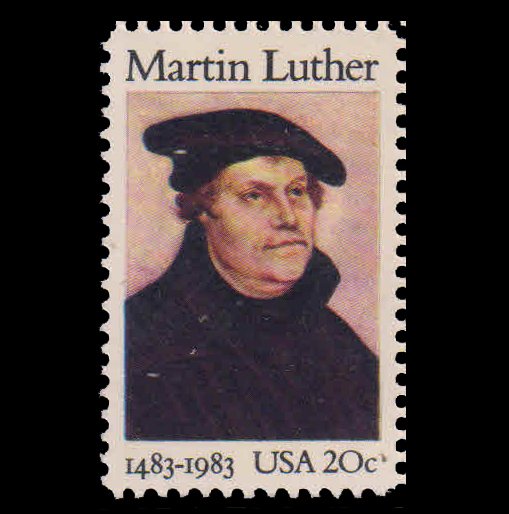 UNITED STATES OF AMERICA 1983 - 500th Birth Anniversary of Martin Luthur, 1 Value, MNH