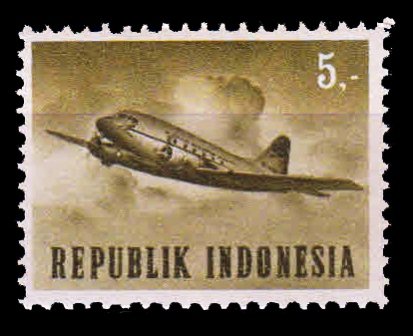 INDONESIA 1964 - Aircraft Douglas DC-3 Airliner, 1 Value Stamp, MNH, S.G. 1003