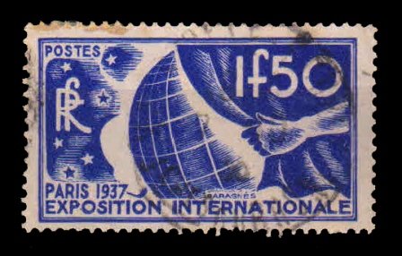FRANCE 1936 - Paris International Exhibition, 1 Value Used Stamp, S.G. 560, Cat. Value £ 5.50