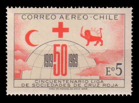 CHILE 1969 - Red Cross Society, 1 Value, MNH, S.G. 616