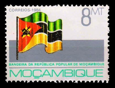 MOZAMBIQUE 1984 - State Flag, 1 Value Stamp, MNH, S.G. 1043