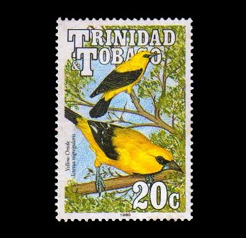 TRINDAD And TOBAGO 1990 - Bird Yellow Oriole, 1 Value Used Stamp, S.G. 787
