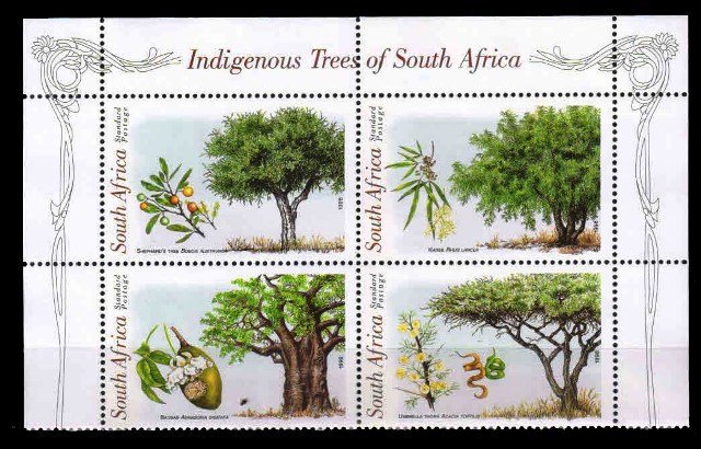 SOUTH AFRICA 1998 - Trees, Set of 4 Stamps, MNH, S.G. 1080-1083