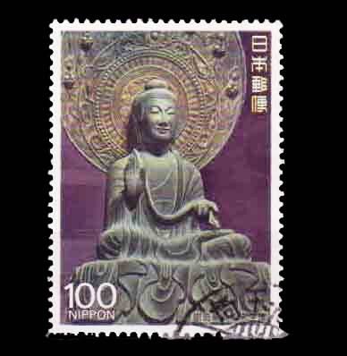 JAPAN 1989 - Buddha of Medicine, Horyu Temple, 1 Value Used Stamp, S.G. 1981