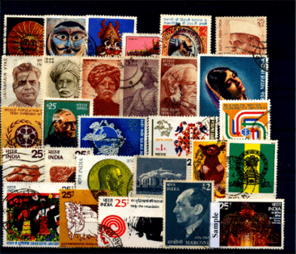 INDIA YEAR PACK 1974 - 28 Different Used Stamps