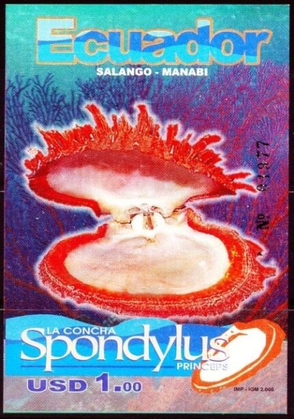 Ecuador 2000, Pacific Thorny Oyster, S.G. MS 2450, Imperf Sheet, MNH