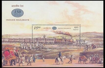 INDIA 2002 - Railways, Miniature Sheet