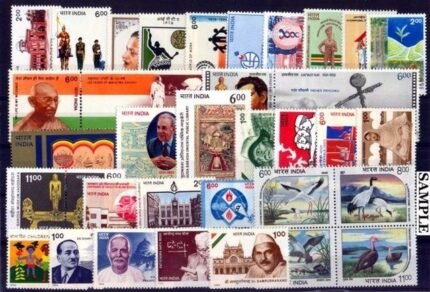 INDIA YEAR PACK 1994 - 35 MNH Stamps including withdrawn issues- Begum Akhtar & Water Birds