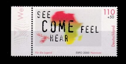 Germany 2000, Map Of Africa & Text, "EXPO 2000" World's Fair, 1 Value, MNH, S.G. 2968