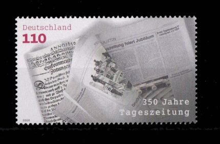 Germany 2000, Einkommende Zeitungen, Newspaper, 1 Value, MNH, S.G. 2972