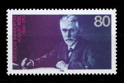 Germany 1988, August Bebel, Social Labour Party Co-Founder, 1 Value, MNH, S.G.2250