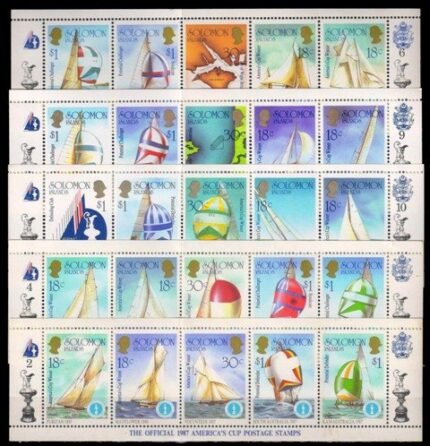 SOLOMON ISLANDS-25 Different Thematic, Mint Never Hinged-Large Only
