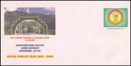 India 2002-1st Gandhi Customised Envelope