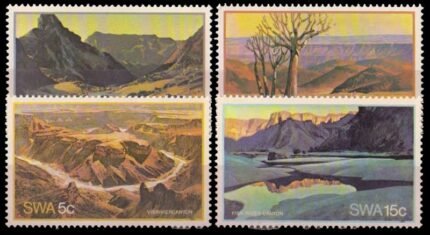 SOUTH WEST AFRICA 1981-Fish River Canyon, Set of 4, MNH, S.G. 373-76