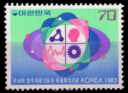 SOUTH KOREA 1983-Emblems of Science & Engineering Technology, 1 Value, MNH, S.G. 1571