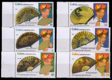 CUBA 2014-Fens-Handicrafts-Set of 6, MNH