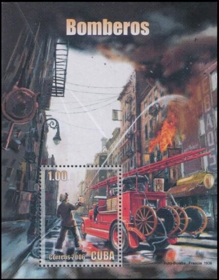 CUBA 2006, Fire Fighter, Rescue Equipment, M/S, MNH, S.G. MS 5014