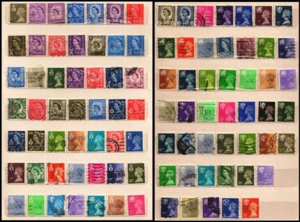 Great Britain Regional Issue-Channel Islands-100 Different Small