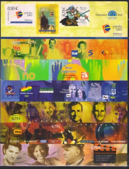 SPAIN 2002-Espana 2002, International Youth Stamp Exhibition, Sheet of 8, MNH, S.G. 3913-3921-Cat