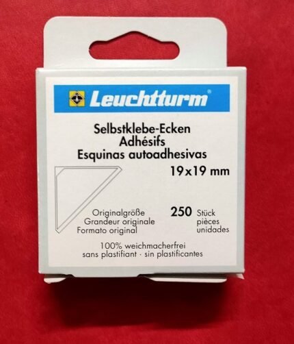 LIGHTHOUSE Corner Mounts, Pack Of 250, Size: 19 x 19 mm, Made In Germany