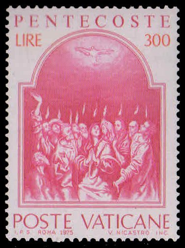 VATICAN CITY 1975-Pantecost El Greco, 1 Value, MNH, S.G. 639
