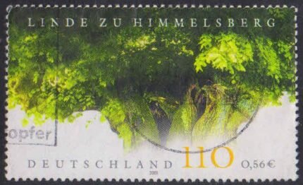 GERMANY 2001-National Heritage, Lime Tree, Himmelsberg, 1 Value, Used, S.G. 3068