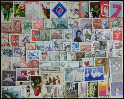 POLAND - 100 Different Small & Large Stamps
