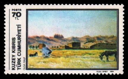 TURKISH CYPRIOT POSTS 1984 - Scenery. Painting by Olga Rauf. 1 Value MNH Stamps. S.G. 158