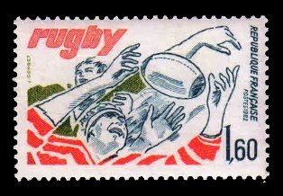 FRANCE 1982 - Rugby Sports, 1 Value, MNH. S.G. 2544