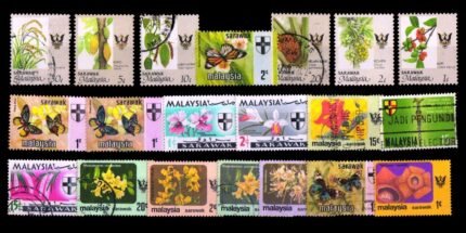 SARAWAK (Malaysian State) - 20 Different, Thematic Large, Mint and Used Stamps